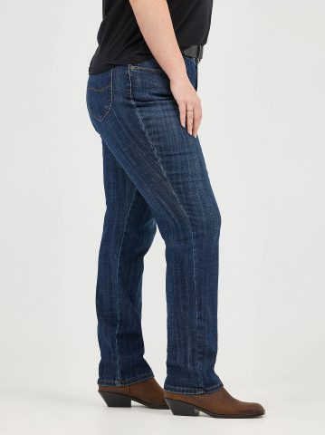 Women’s Stretch Relaxed Fit Straight Leg Jean (Plus)