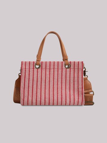 Women's Stripe Logo Handbag