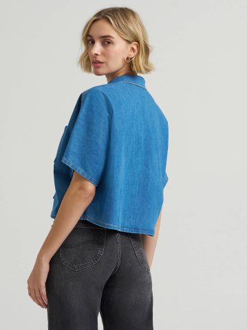 Women's Crop Resort Shirt