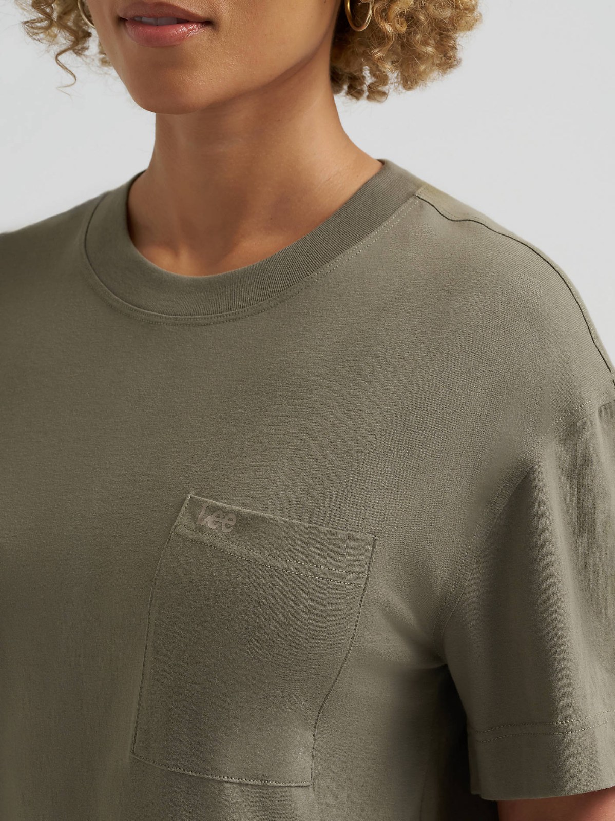 Women's Solid Logo Pocket Tee - view 3