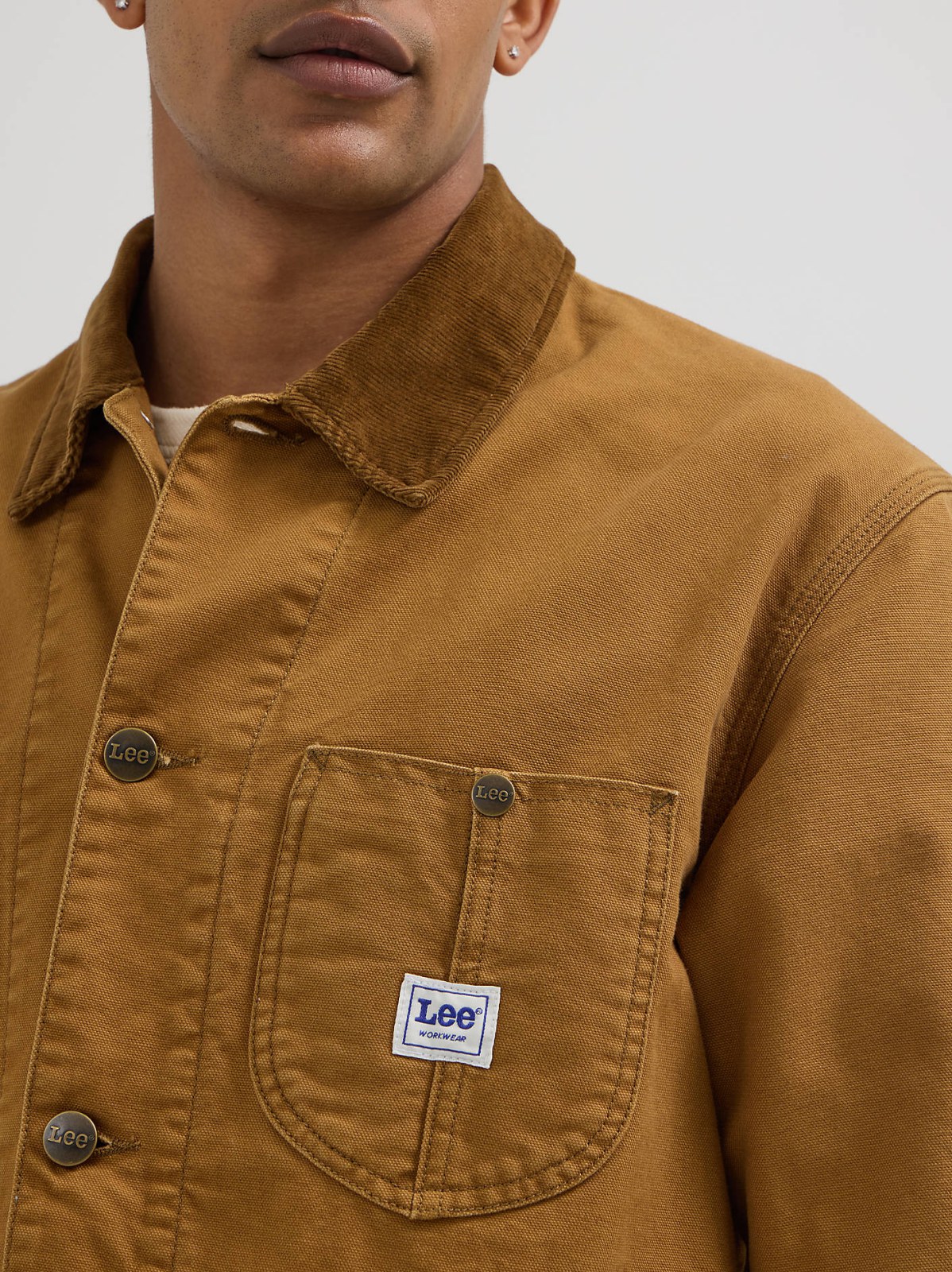 Men's Blanket Lined Workwear Chore Jacket - view 4