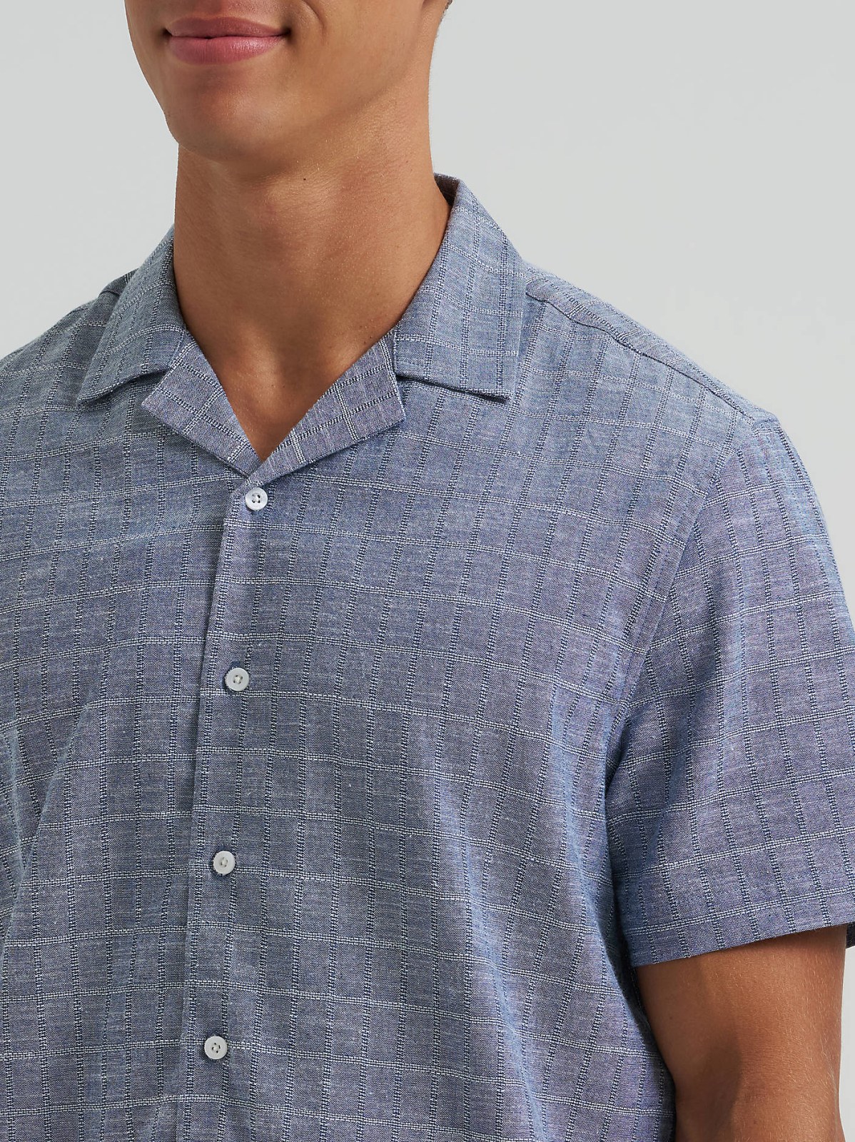 Men's Dobby Slub Camp Shirt - view 3