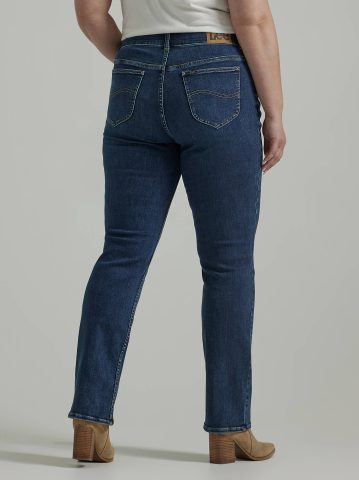 Women's Ultra Lux Comfort with Flex Motion Straight Jean (Plus)