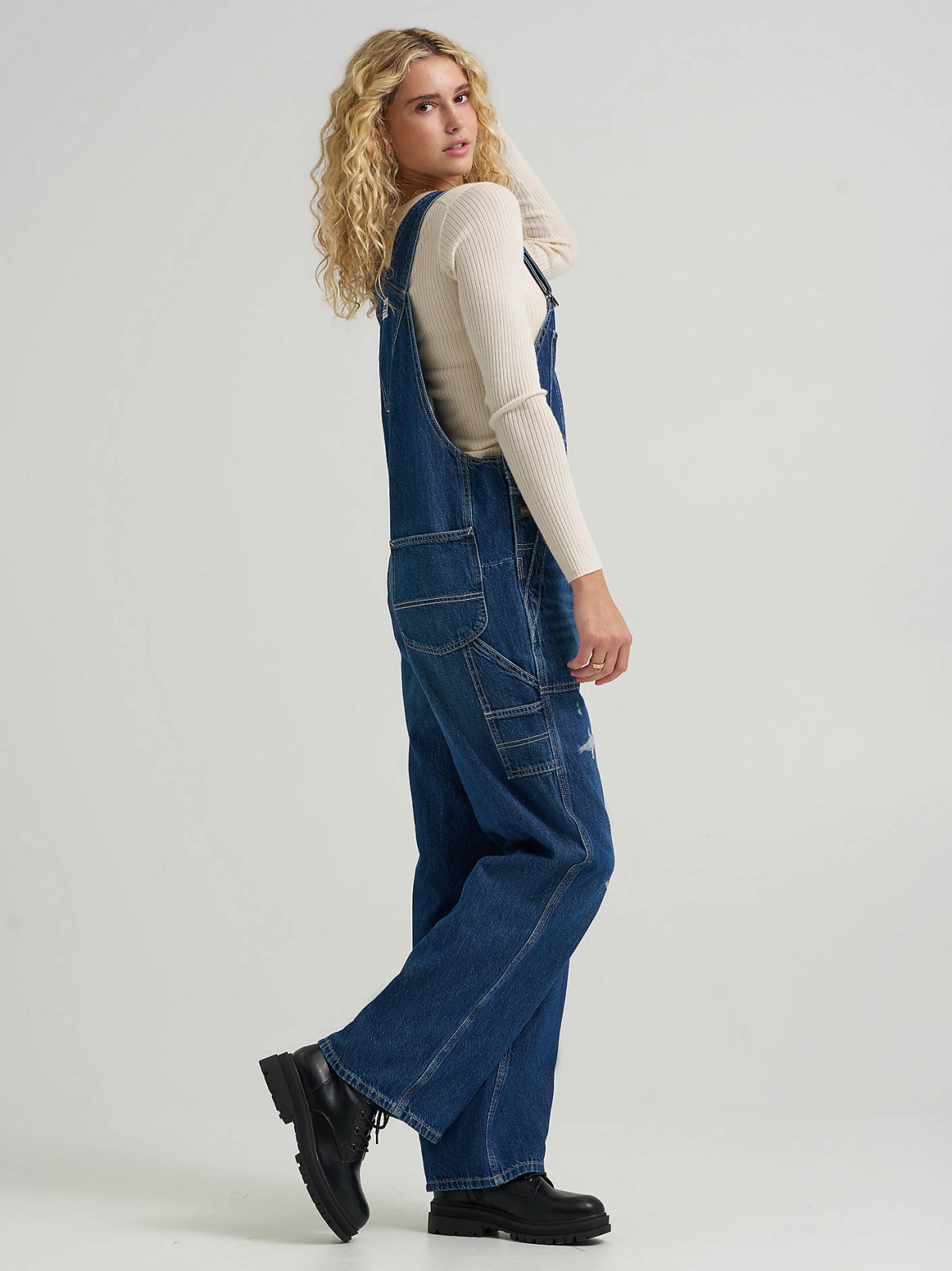 Women's Relaxed Straight Bib Overall - view 4