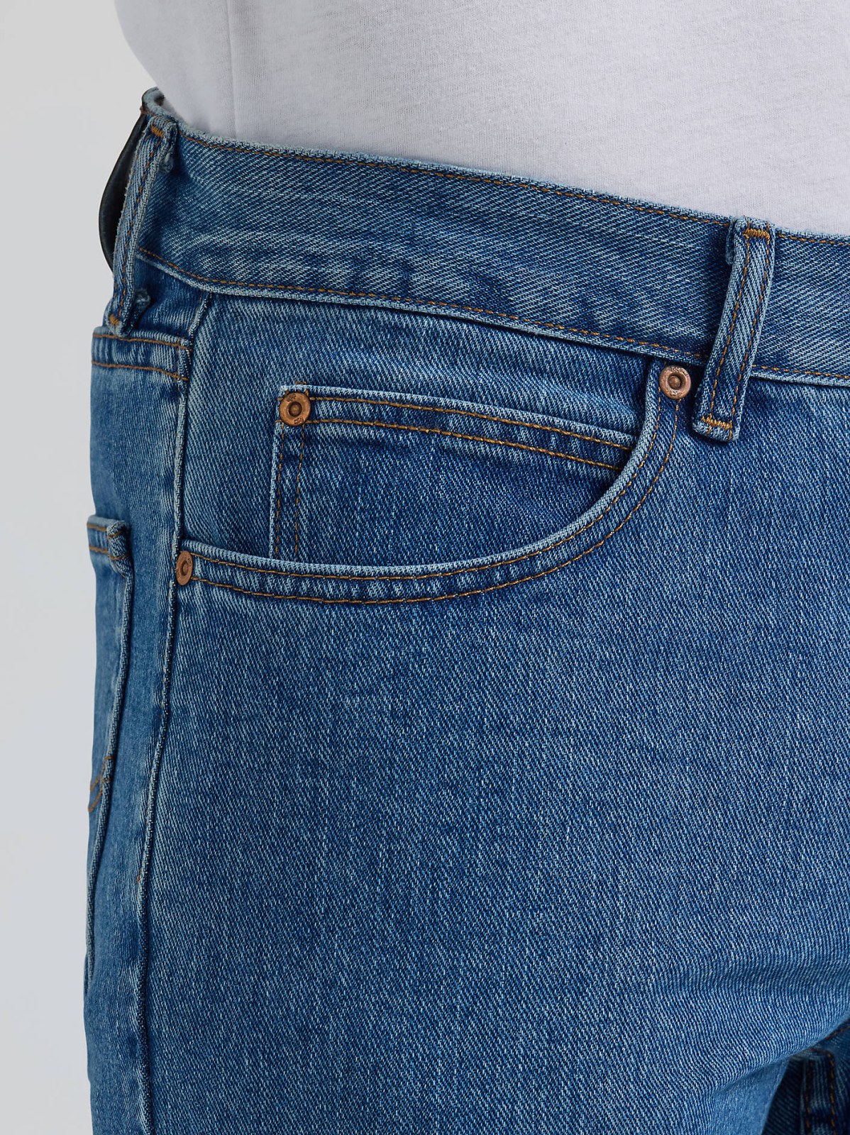 Men's 100% Cotton Regular Fit Straight Leg Heavyweight Jean - view 6