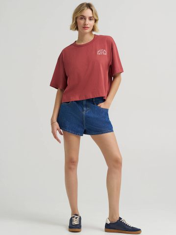 Women's Boxy Fit Crafted With Pride Graphic Tee