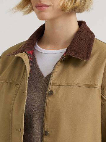 Women's Premium Flannel Lined Chore Coat