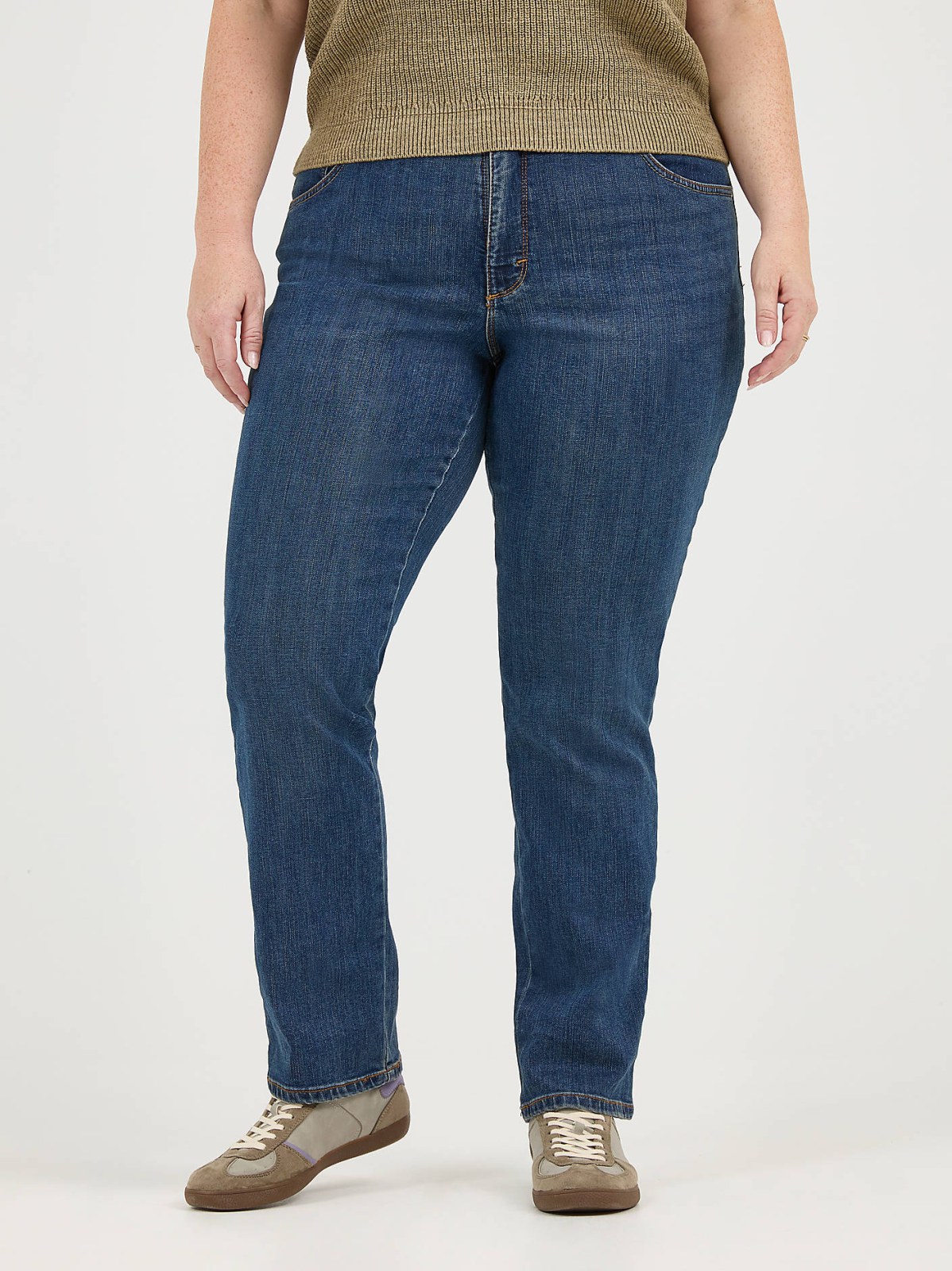 Women's Instantly Slims Relaxed Fit Straight Leg Jean (Plus) - view 2