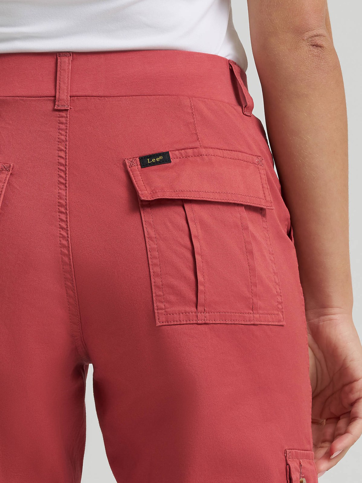 Women's Ultra Lux Comfort with Flex-to-Go Relaxed Fit Cargo Capri - view 5