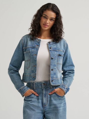 Women's Cropped Chore Jacket — alternate view