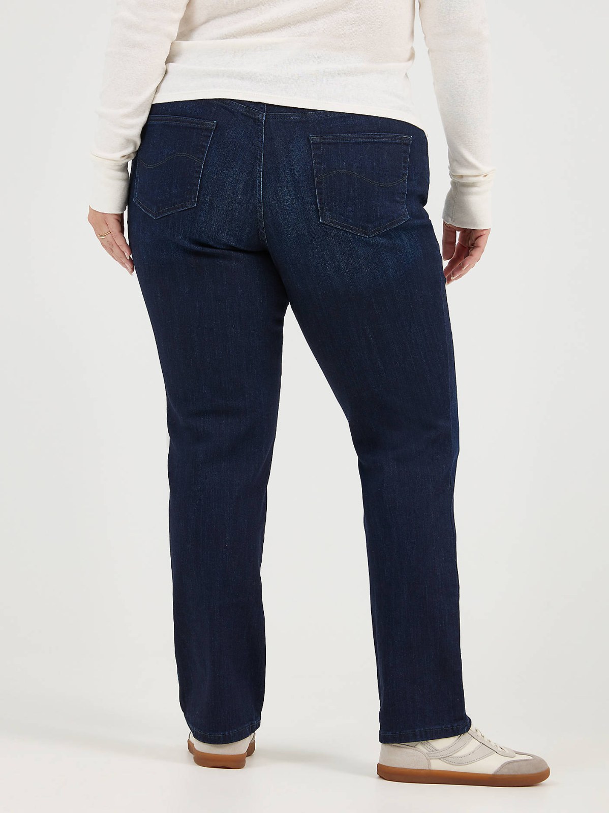 Women’s Stretch Relaxed Fit Straight Leg Jean (Plus) - view 3
