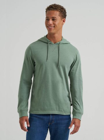 Men's Sueded Jersey Hoodie