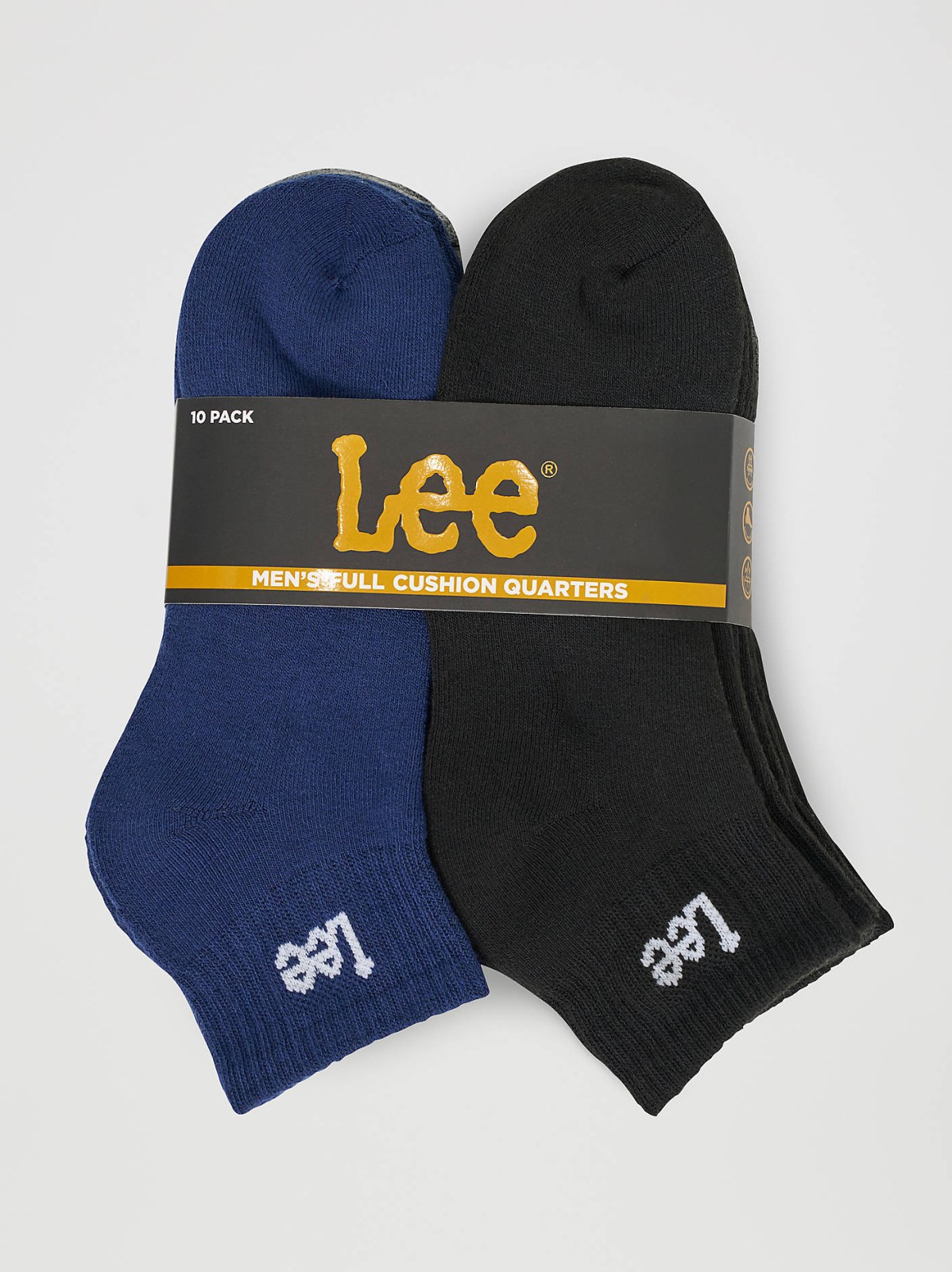 Men's 10-Pack Assorted Quarter Sock - view 2