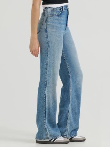 Women's Premium LQD High Rise Retro A-Line Jean