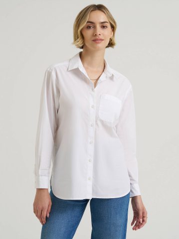Women's Boyfriend Button Down Shirt