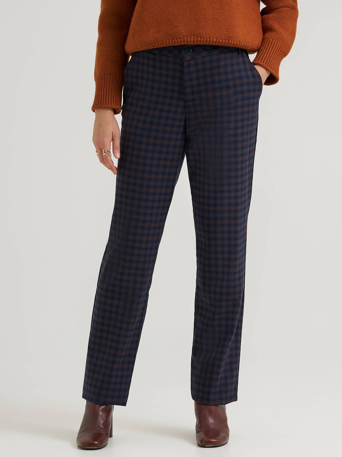 Women's Wrinkle Free Relaxed Fit Straight Leg Pant - view 2