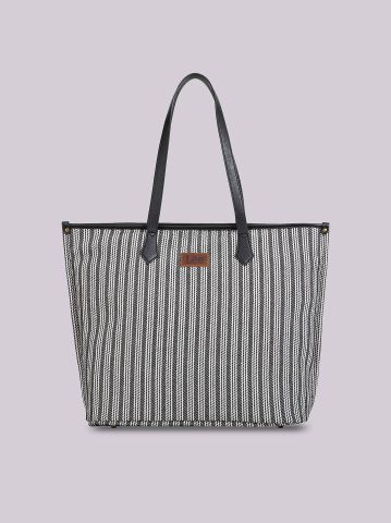 Women's Stripe Logo Tote