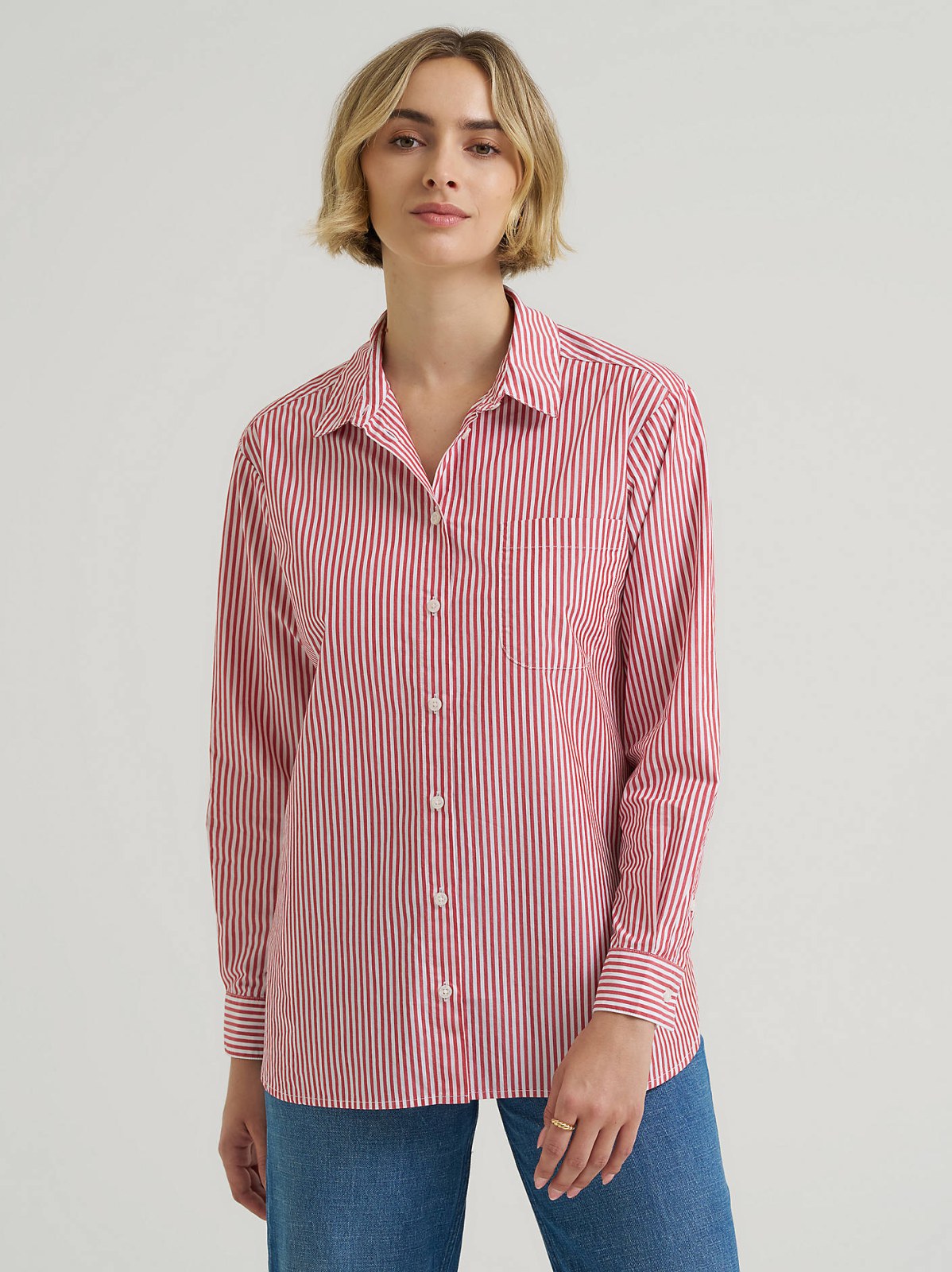 Women's Boyfriend Button Down Shirt - view 2