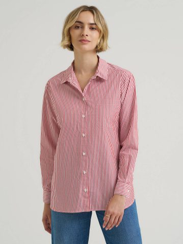 Women's Boyfriend Button Down Shirt