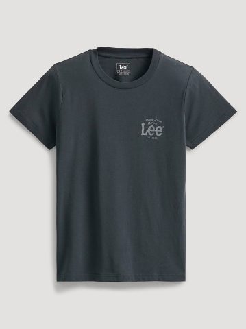 Women's Quality Denim Logo Tee