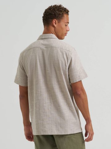 Men's Dobby Slub Camp Shirt