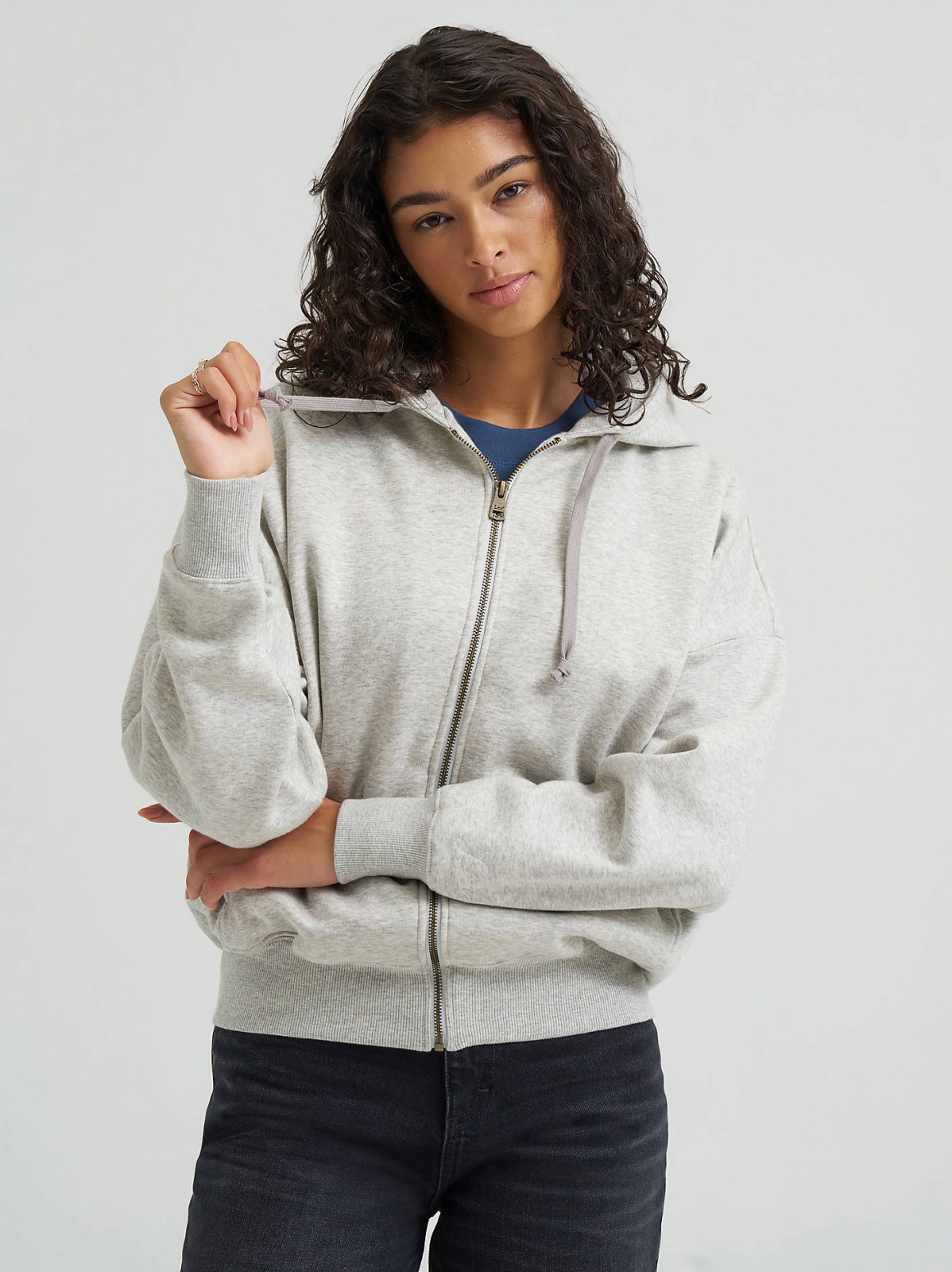 Women's Full Zip Solid Jacket - view 2