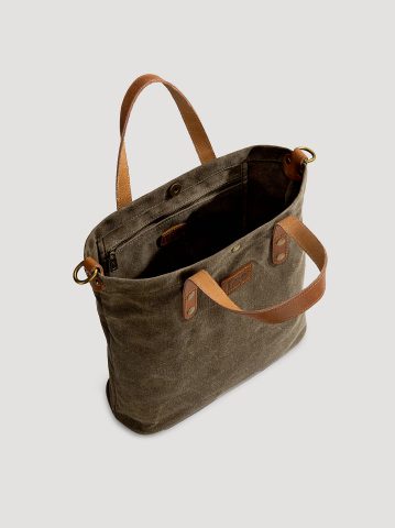 Women's Waxed Canvas Tote