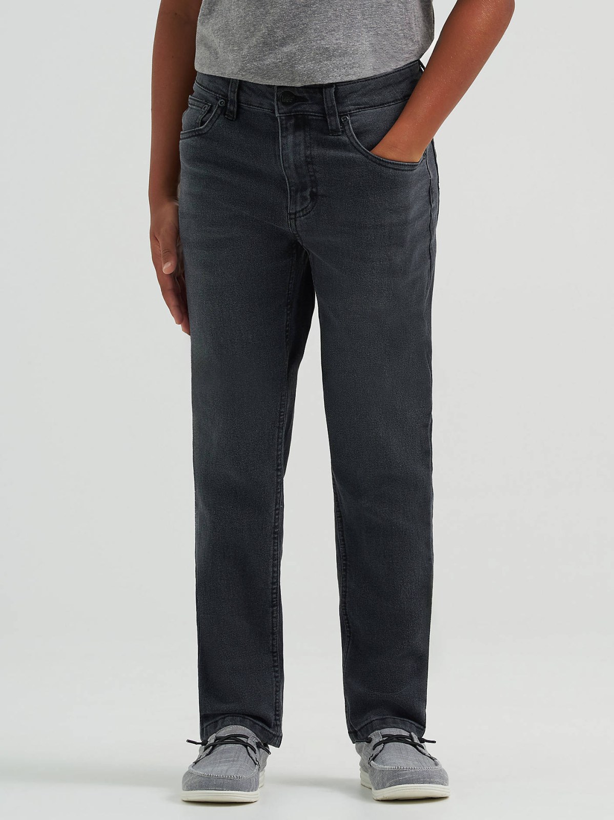 Boy's Regular Straight Stretch Jean - view 2