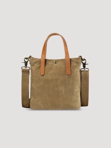 Women's Small Waxed Canvas Tote — alternate view