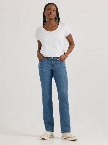 Women’s Stretch Relaxed Fit Straight Leg Jean