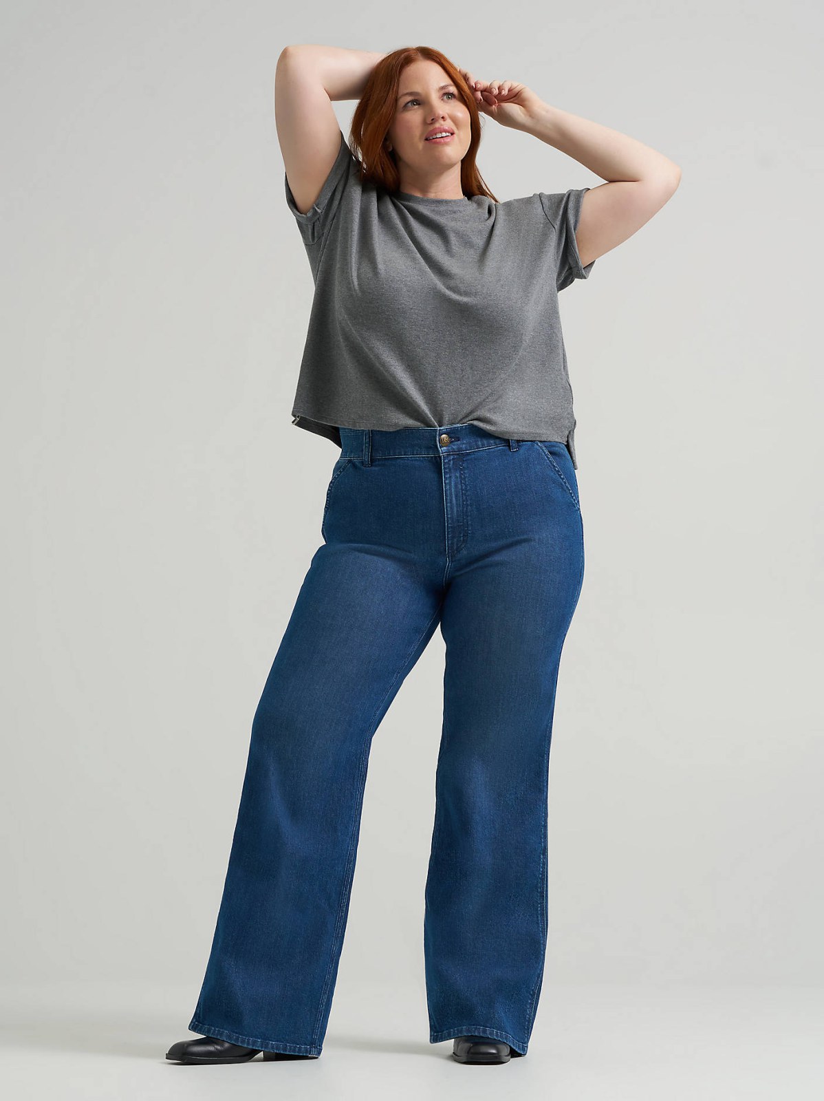 Women's Legendary High Rise A-Line Jean (Plus) - view 7