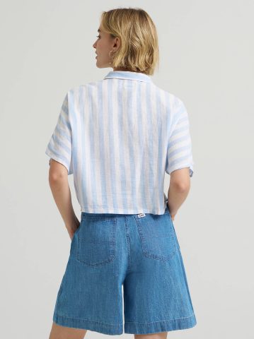 Women's Crop Resort Shirt