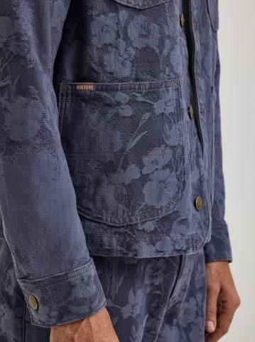 Men's Lee® x Paul Smith Jacquard Collarless Chore Coat