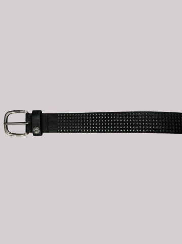 Women's Perforated Leather Belt — alternate view