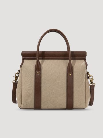 Women's Canvas Satchel — alternate view