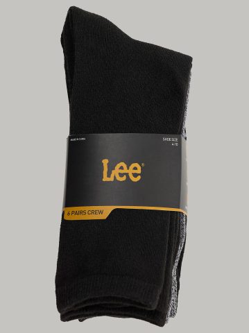 Women's 6-Pack Fashion Crew Socks — alternate view