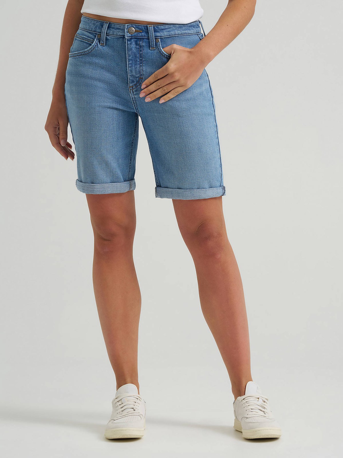 Women's Legendary Relaxed Denim Bermuda - view 2
