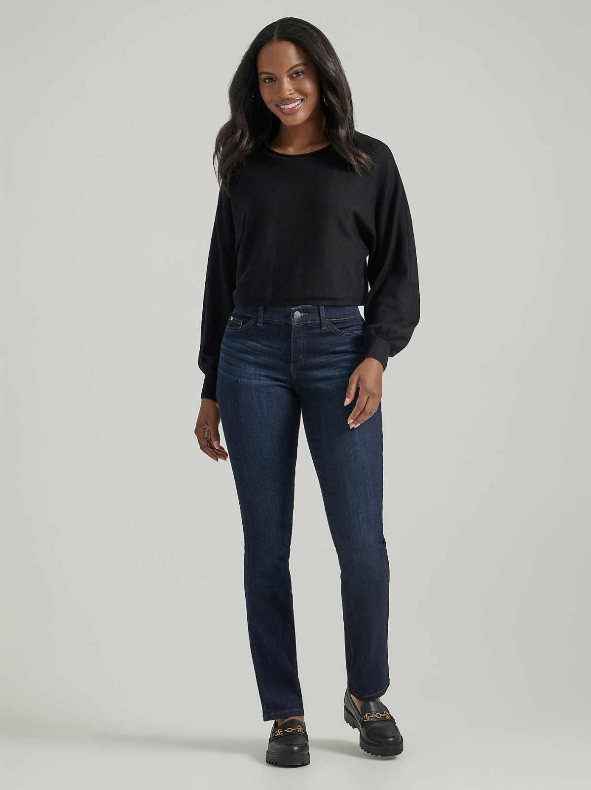 Women's Ultra Lux Comfort with Flex Motion Straight Jean - view 2