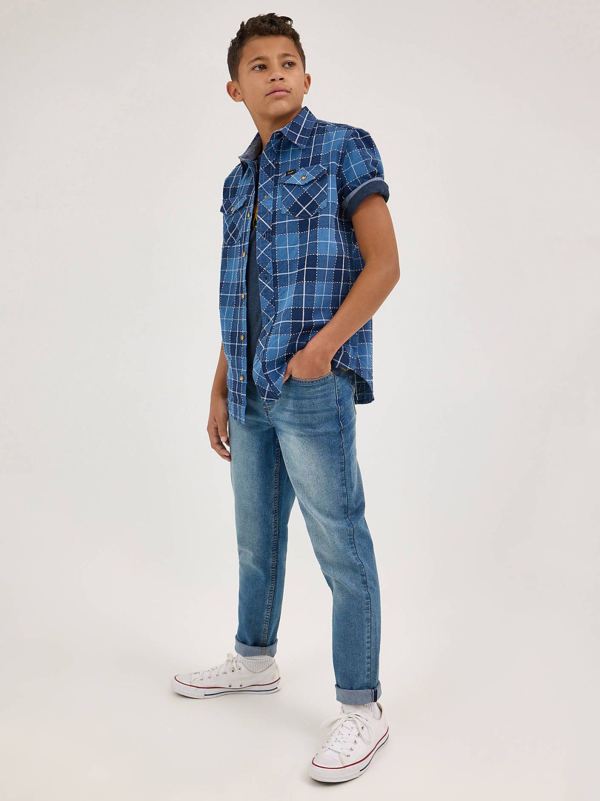 Boy's Regular Straight Stretch Jean - view 7