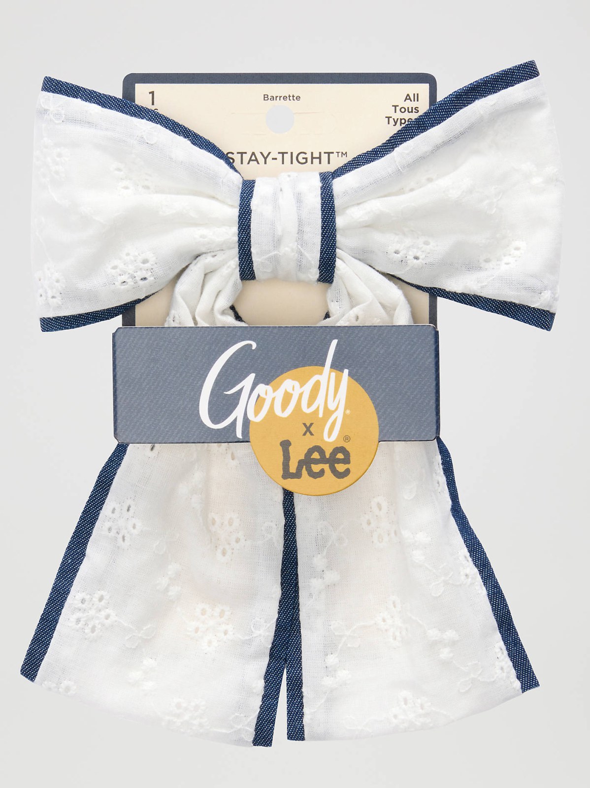 Women's Goody x Lee Bow Barrette, 1ct - view 3