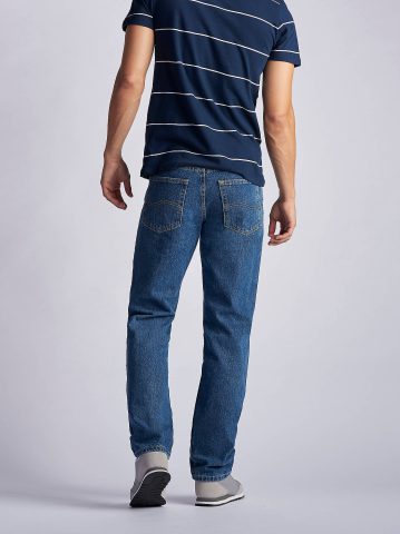 Men's 100% Cotton Regular Fit Straight Leg Heavyweight Jean