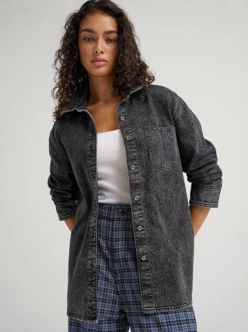 Women's Oversized Button Up Shirt Women's Oversized Button Up Shirt
