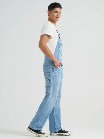 Men's Relaxed Straight Button Fly Bib Overall