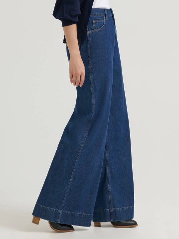 Women's Premium High Rise Loosest Straight Jean