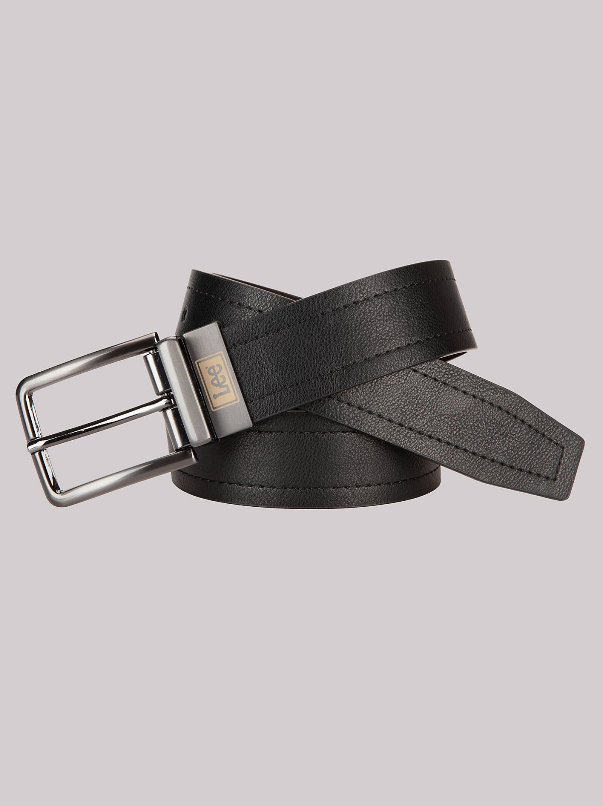 Men's Logo Stamped Reversible Belt