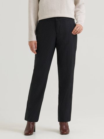 Women's Wrinkle Free Relaxed Fit Straight Leg Pant