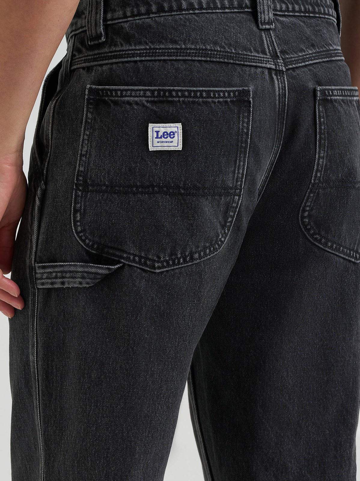 Men's 100% Cotton High Rise Loose Straight Carpenter Jean - view 5
