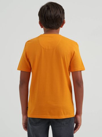 Boy's Split Square Logo Tee — alternate view