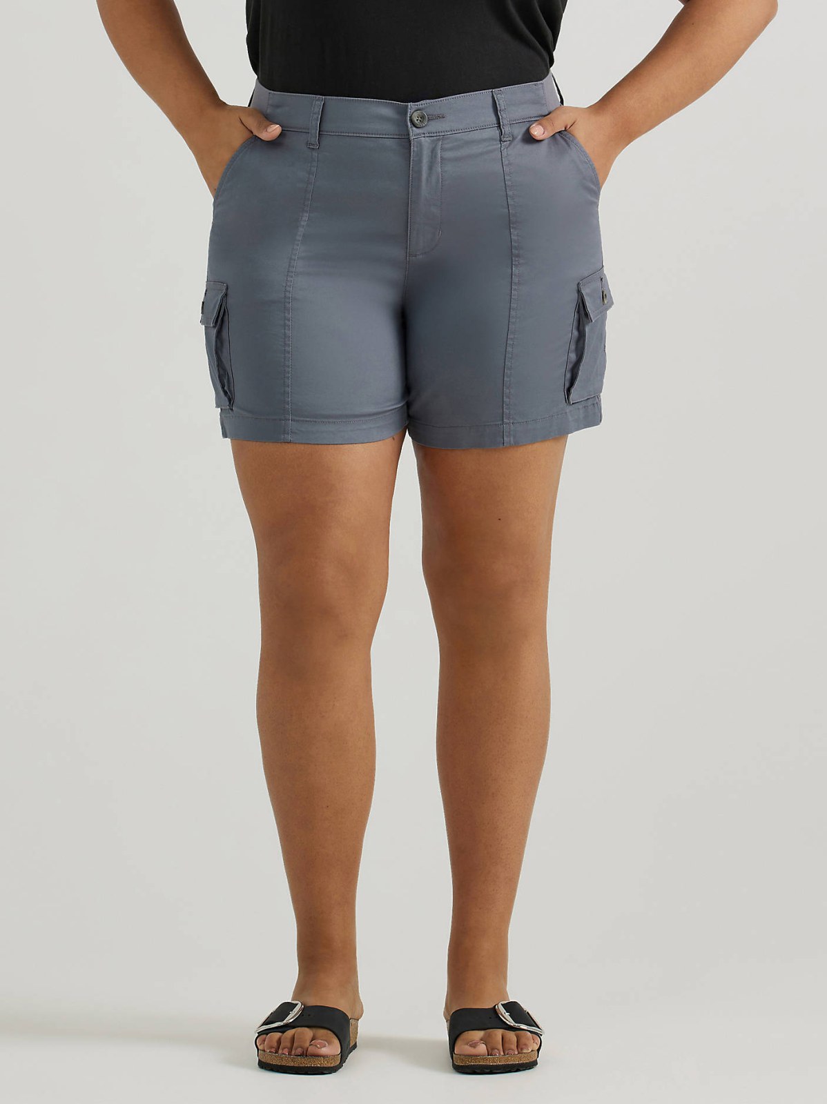 Women's Ultra Lux Comfort with Flex-to-Go Relaxed Fit Cargo Short (Plus) - view 2