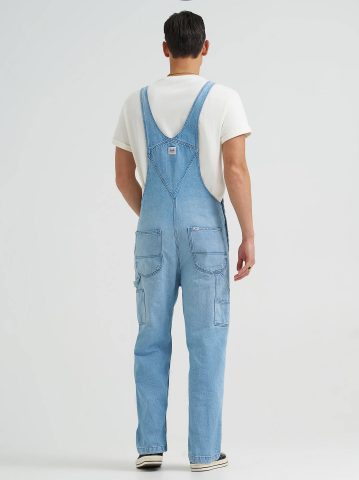 Men's Relaxed Straight Button Fly Bib Overall — alternate view